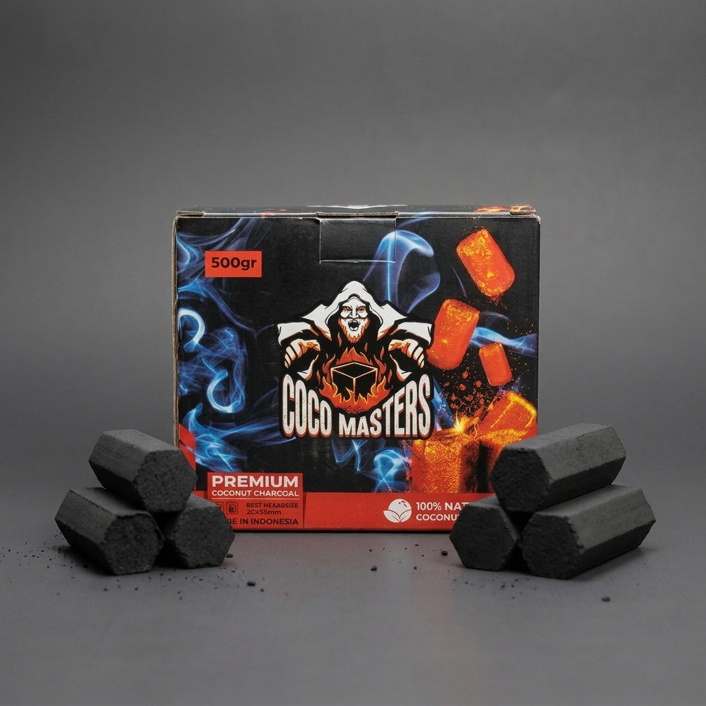 Charcoal shisha cocomasters